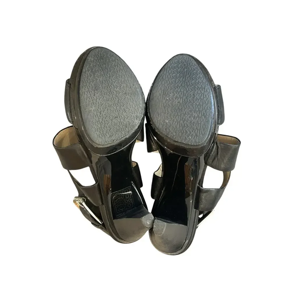 Michael Kors Carla Platform Slingback Sandals Women's size 9.5M